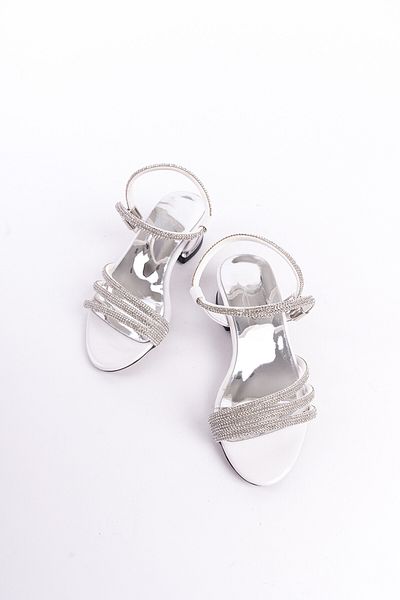 KATEYLER Pantofi de seara pentru fete cu lift alb