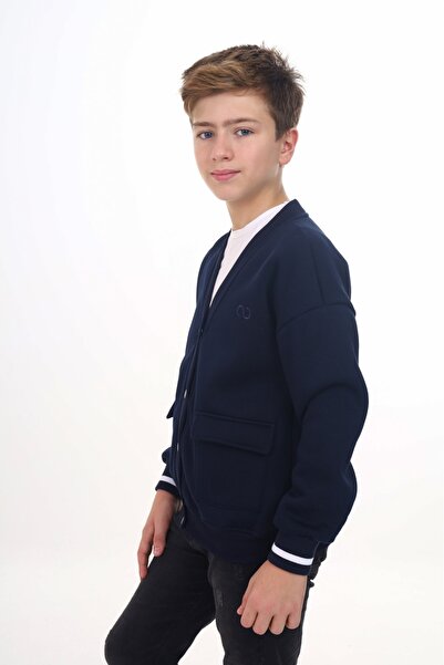 Toontoy Boy's Printed Cardigan