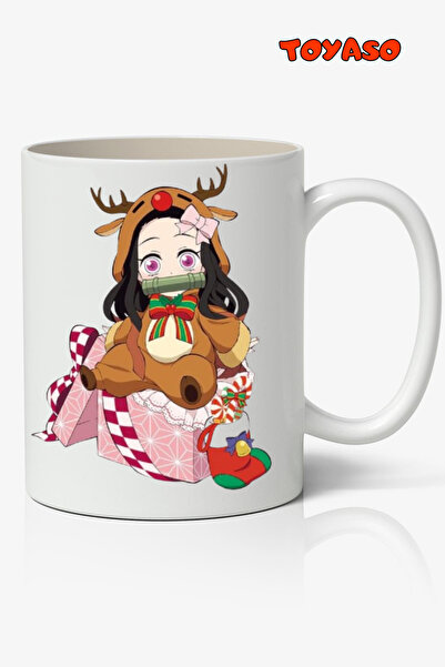 Toyaso عيد الميلاد السنة الجديدة شيطان القاتل Nezuko Kamado تحت عنوان القدح ا...