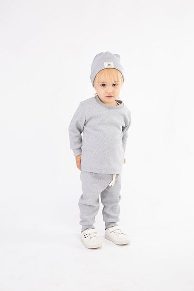 BABYSİ KİDS CLUB Corded Cotton Beret 3 Piece Set Baby and Children's Clothing