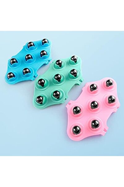 NEWSTORE HOME Bilyeli Tüm Vücüt Yüz Sırt Kafa Masaj Aleti Cihazı Eldiveni