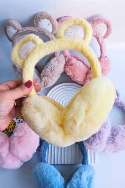 Nisankids Plush Headset with Foldable Headphones
