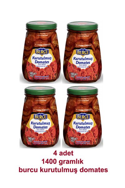 BURCU kurutulmuş domates 1400 gramlık 4 adet