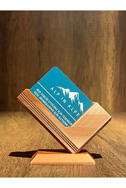 Alp in Alpes Suport pentru cărți de vizită modern de culoare cupru