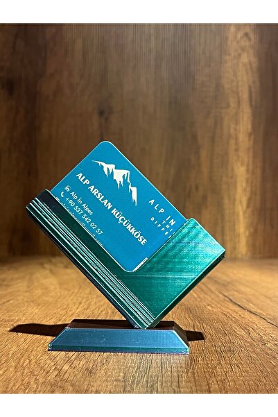 Alp in Alpes Μοντέρνα θήκη επαγγελματικών καρτών για επιτραπέζια χρήση