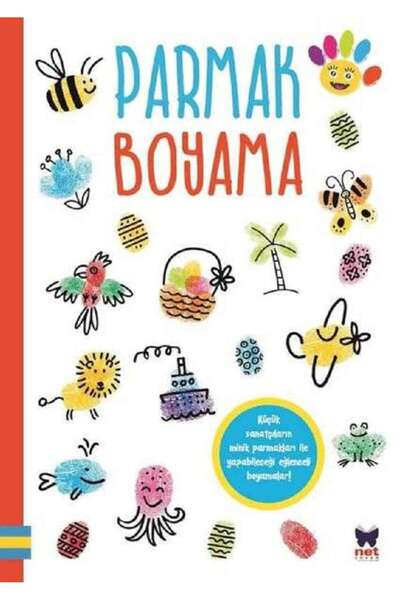 Net Turistik Yayınları Parmak Boyama - Kırmızı