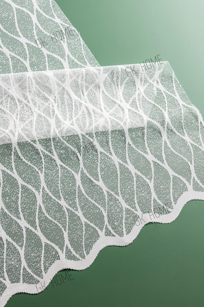 SAYDEMİR HOME Örme Şarmaşık Desenli Tül Perde Çoçuk Odası ve Mutfak Perdesi S...