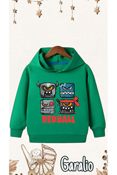 Garalio ΠΑΙΔΙΚΟ ΦΟΥΤΕΡ με κουκούλα ΜΕ ΣΤΑΥΡΩΜΕΝΗ ΕΚΤΥΠΩΣΗ ΚΟΚΚΙΝΗ ΜΠΑΛΑ