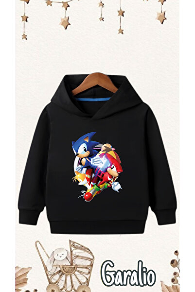 Garalio SONIC PRINTED ΠΑΙΔΙΚΟ ΦΟΥΤΕΡ ΜΕ ΚΟΥΚΟΥΛΑ