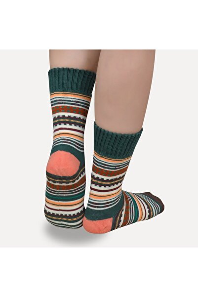 Shocks özgür ruhlara Kadın Otantik Desen Soket Havlu Çorap