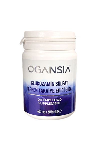 OGANSIA Food Supplement Containing Glucosamine Sulfate 600 Mg 60 Tablets