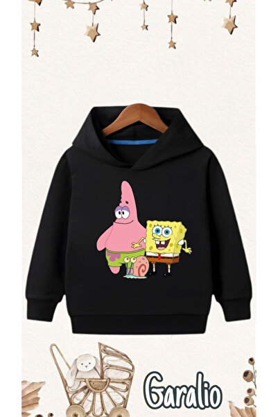 Garalio ΠΑΙΔΙΚΟ ΦΟΥΤΕΡ με κουκούλα ΜΕ ΣΤΑΥΡΩΜΑ ΣΠΟΥΝΤΖ ΜΠΟΒ