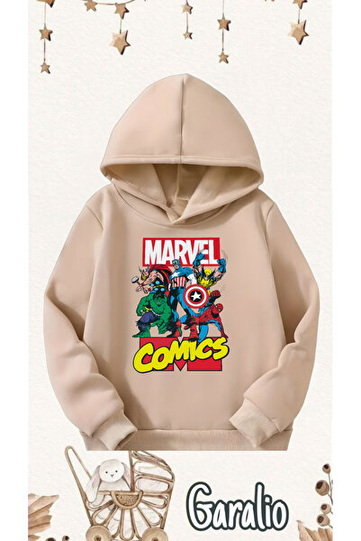 Garalio ΠΑΙΔΙΚΟ ΦΟΥΤΕΡ ΜΕ ΚΟΥΚΟΥΛΑ MARVEL PRINT