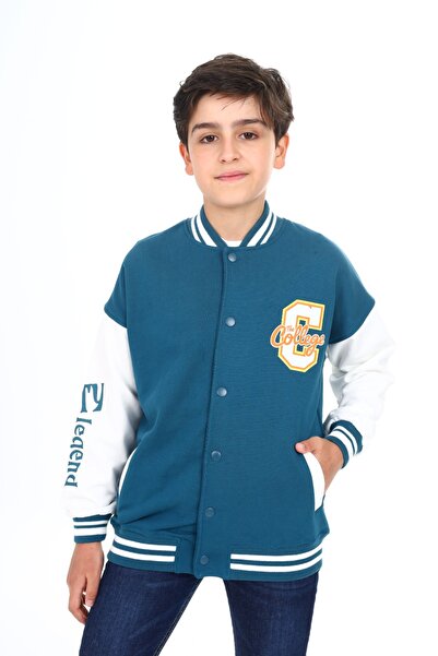 Toontoy Boy's Printed College Cardigan