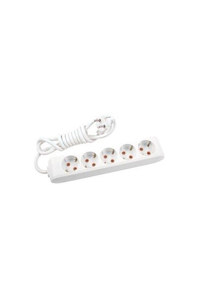 VİKO 2 m Wired Group Socket Five Grounded Child Protection