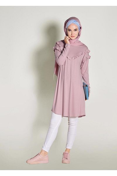 Alvina Rush Detailed Combed Tunic 4363