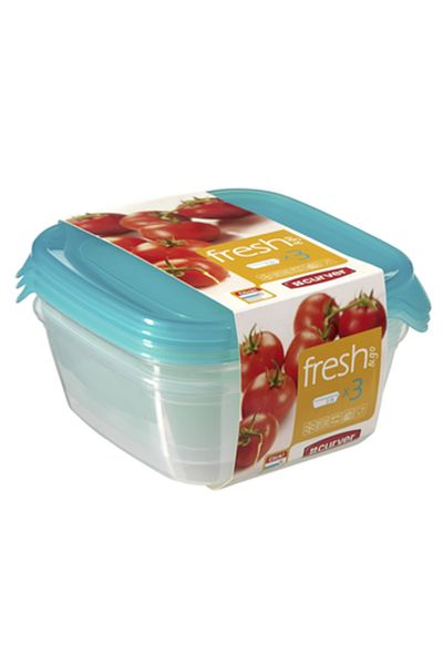 CURVER ,Food Storage,Fresh&Go,Set of 3 Pieces,with cover,0.8L