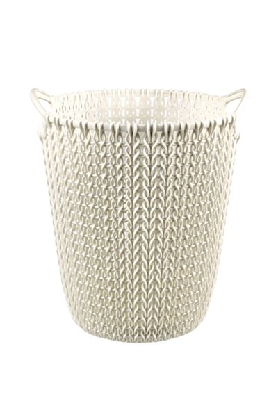 CURVER ,Knit,Small Basket,24Cm,Off White Color