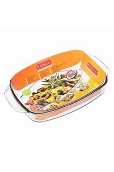 Termisil , borosilicate Glass Ovenware Rectangular, 2.3L,suitable for all Stove.