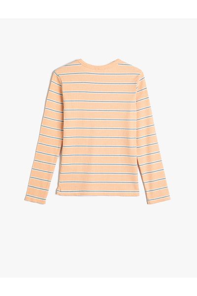 Koton T-Shirt Long Sleeve Crew Neck Camisole