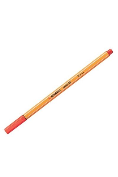 Stabilo - Fine Felt Tip Pen - Point 88 - Red