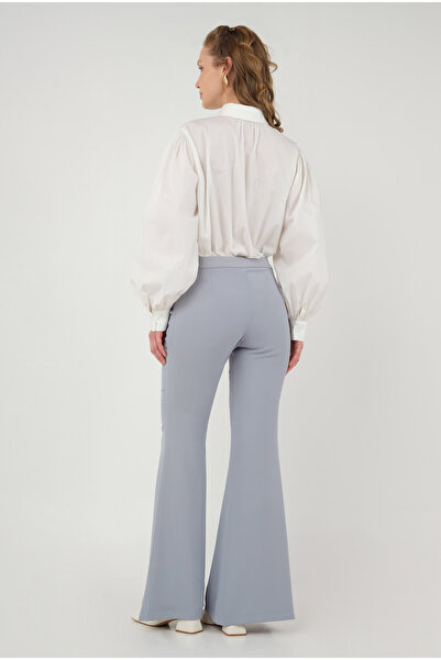 HEQA Spanish Leg Trousers Gray