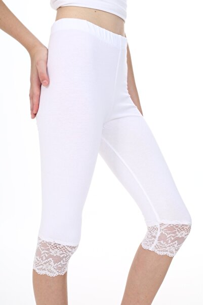 Toontoy Κοριτσίστικο κάπρι με δαντέλα με λεπτομέρειες