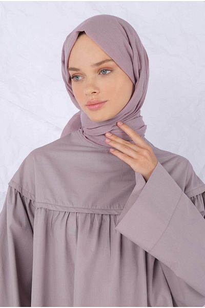 HEQA Şal din bumbac de soc deschis