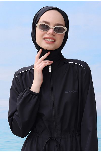 HEQA Şal Tetra negru