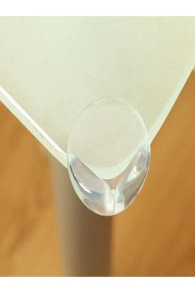 GenelTedarik Clear White Table Corner Protector