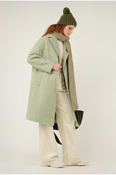 HEQA İki Düğmeli Kaban Yeşil