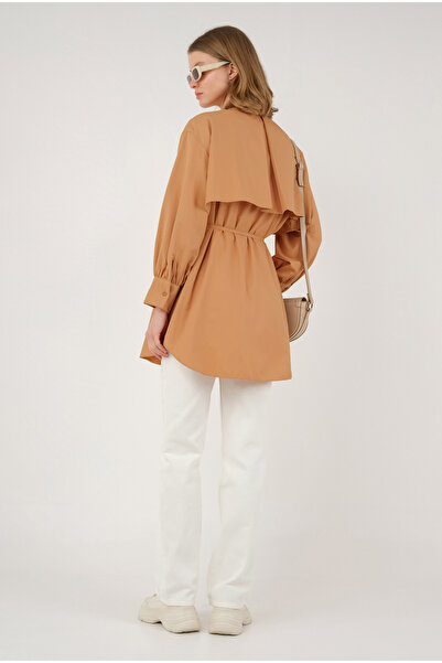 HEQA Windbreaker Shirt Apricot