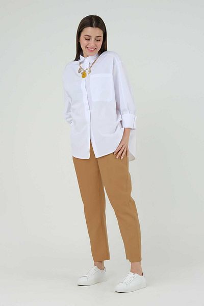 HEQA Soft Yellow Pleated Trousers
