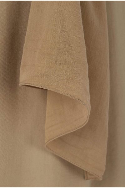 HEQA Dark Mink Cotton Shawl