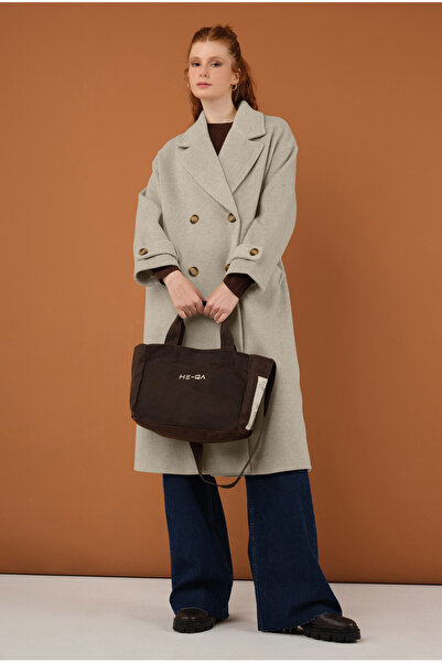 HEQA Kolu Apolet Detaylı Kaban Bej