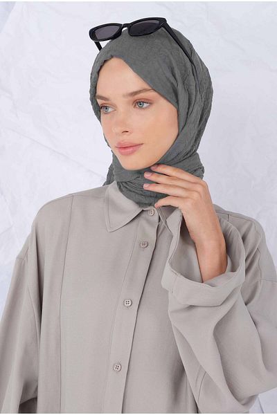 HEQA Smoke Kraş Shawl