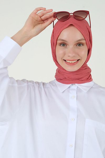 HEQA Şal natural ultra roz