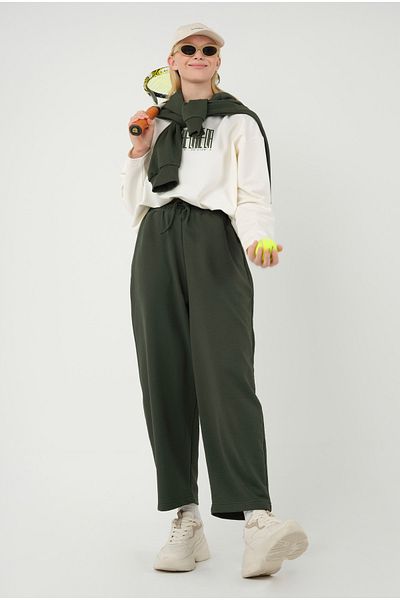 HEQA Pantaloni de trening cu balon verde