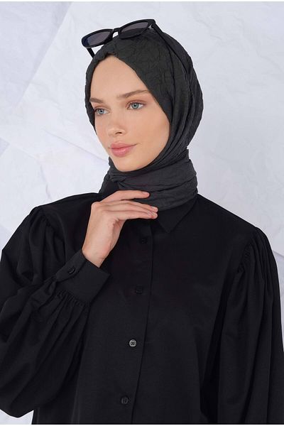 HEQA Şal Kraş antracit