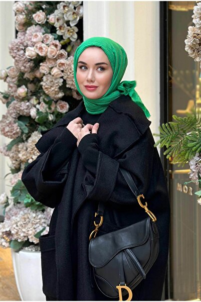 HEQA Натуральний шаль зеленого кольору