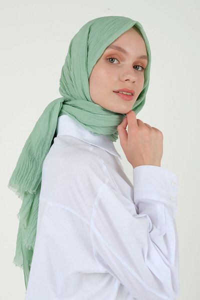 HEQA Natural Shawl Water Green