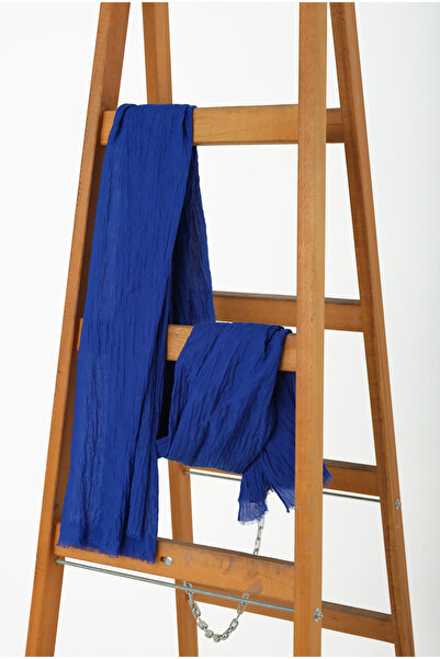 HEQA Натуральний шаль Saks синій