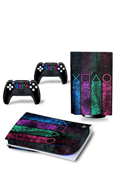 Kt Grup Playstation 5 Standart Kasa Dijital Versiyon Sticker Kaplama Seti