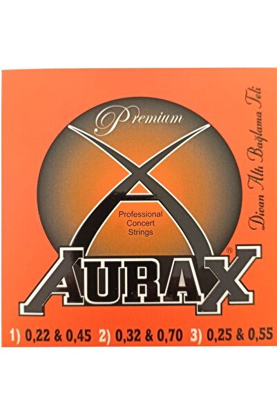Aurax Arx22b Divan Teli 022 Kalınlık Saz Takım Teli Ortada Bam Teli Extra Dahil