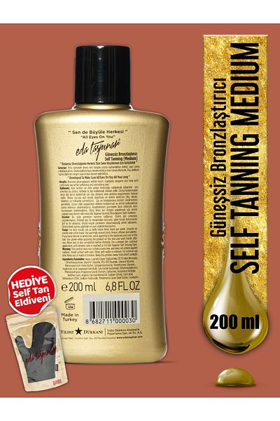 Eda Taşpınar 200 ml Medium Sunless Bronzer Self Tanning