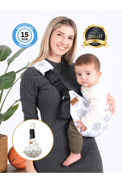 Huggy Mommy Yeni Nesil Ergonomik Çocuk Taşıma Çantası Bebek Taşıyıcı Sling Ana Kucağı Kanguru Hafif Pratik Puset