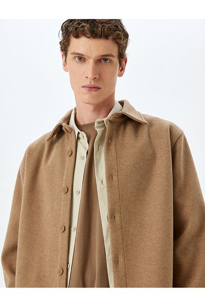 Koton Viscose Blend Long Sleeve Shirt