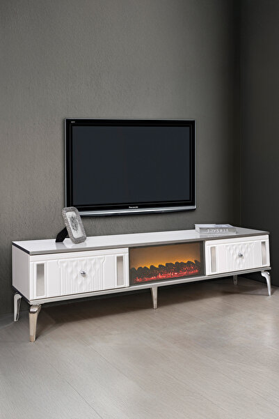 Eymense Royal Şömineli Tv Sehpası