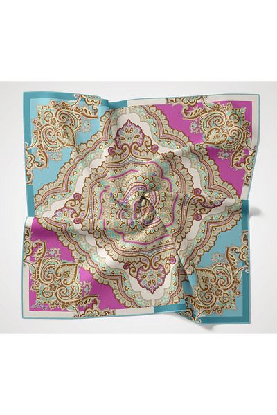 Silk Home μαντήλι με μοτίβο σάλι από πολυεστέρα 3210-07