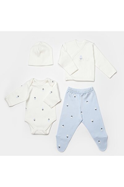 Biorganic مجموعة الخروج من المستشفى المكونة من 4 قطع من Love Floral 82063